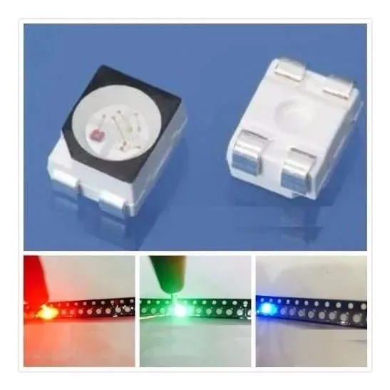 50 Leds Smd 3528 50 Peças Cores Da Sua Escolha 