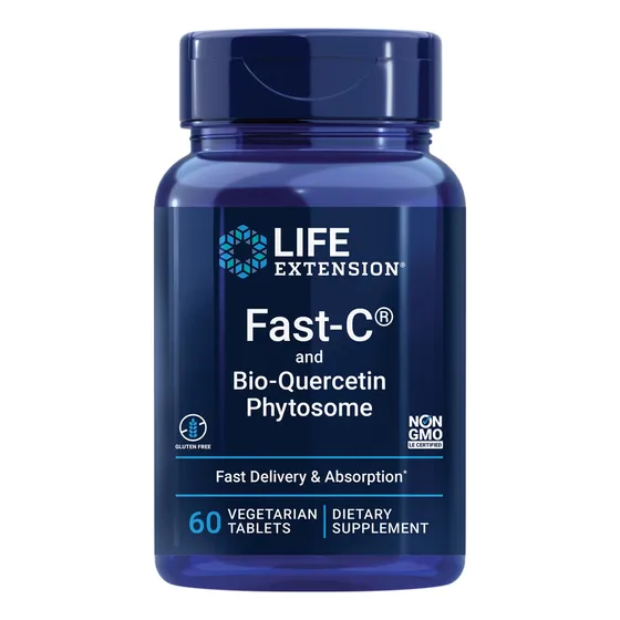 Suplemento De Vitamina C Life Extension Fast-c Y Bioquerceti