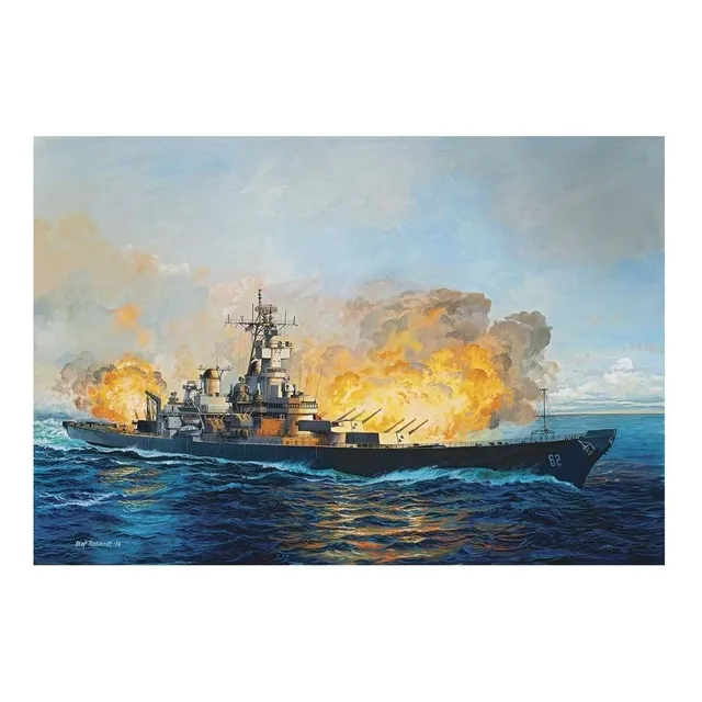Revell Alemania Acorazado U.s.s. Nueva Jersey 1982 Kit