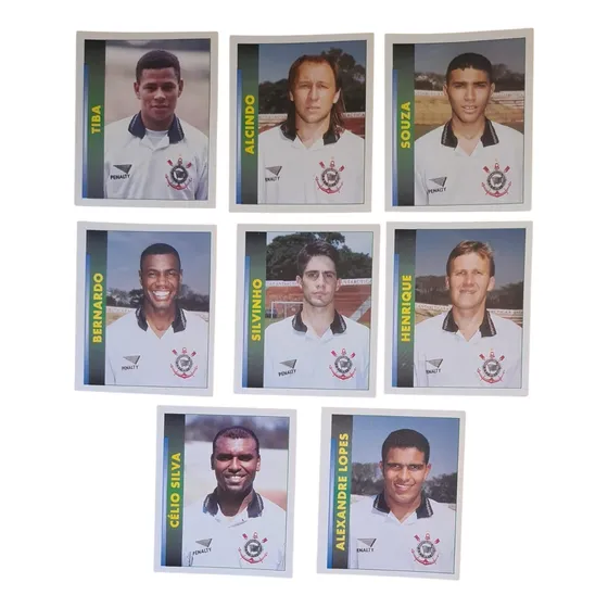 Figurinhas Do Corinthias Brasileiro 1996 Com 8 Sem Repetição Corinthians Campeonato Brasileiro 1996