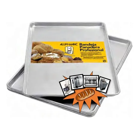 Bandeja Panadera 66x45cm Alum Ware / Mayor Y Detal