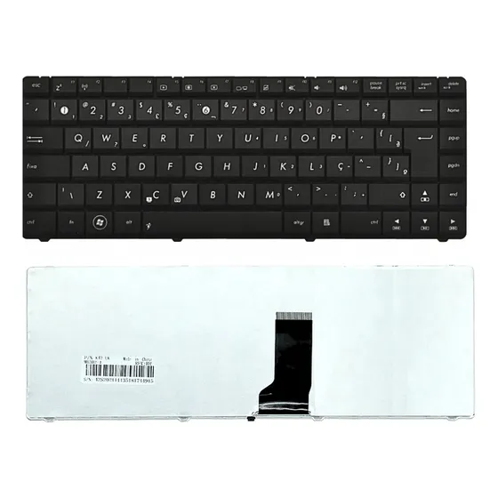Teclado Notebook Asus X44c X45u Aekj2600020 Mp-10a86pa-9201 Cor Preto Idioma Português Brasil
