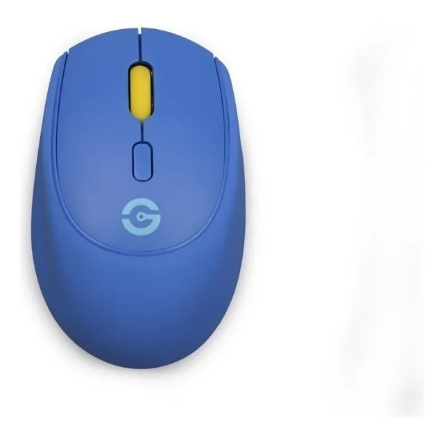 Mouse Getttech Óptico, Inalámbrico, Usb, Dpi 800/1200/1600, Con Gel De Silicon, 3 Botones, Para Windows,Mac