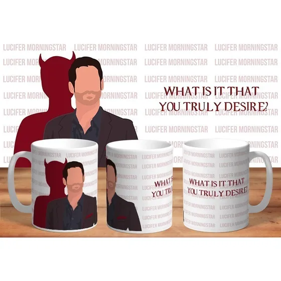 Taza Serie Lucifer: What Do You Desire