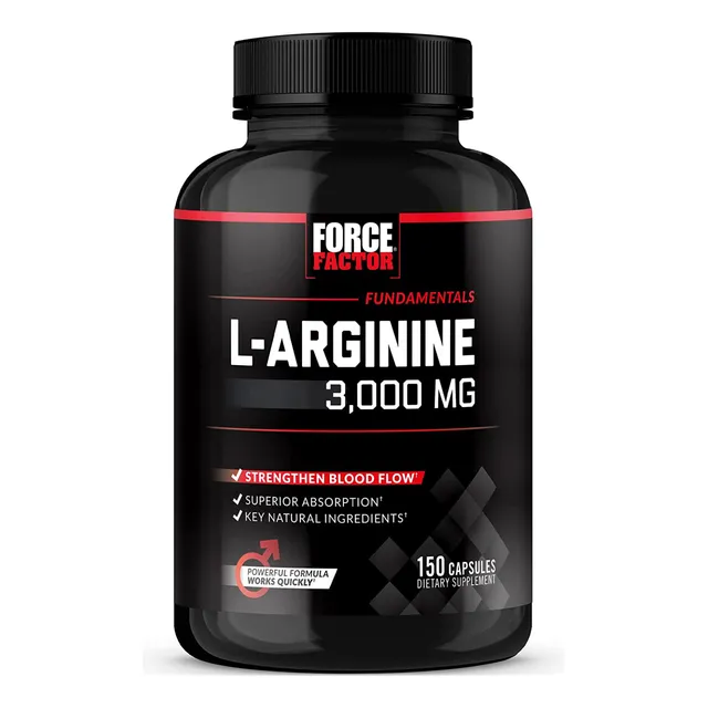 L Arginina 3000 L Arginine Plus Capsulas Con Pimienta Negra