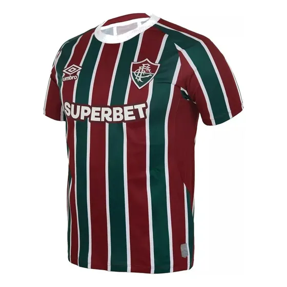 Camisa Masculina Fluminense Listrada Modelo Torcedor