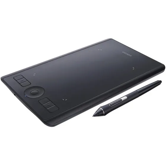 Mesa Digitalizadora Wacom Intuos Pro Pequena Pth460 Cor Black