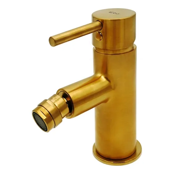 Kubo130 Grifería Para Bidet Baja Dorado Satinado 