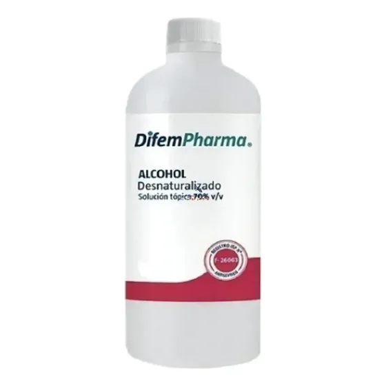 Alcohol Desnaturalizado Al 70% Difempharma 250 Ml