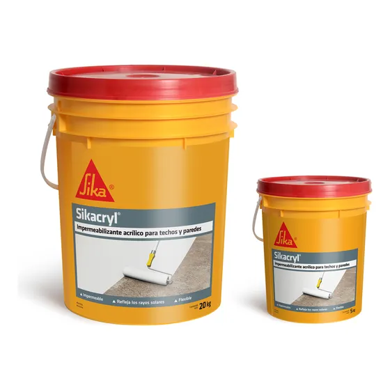 Impermeabilizante Acrílico Sikacryl Sika 5+20kg