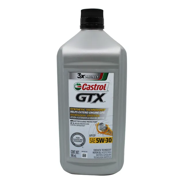 Aceite Castrol Gtx Ultraclean Sae 5w30 0.946l Semi-sintetico