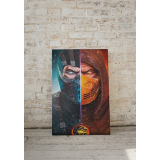 Cuadro Decorativo En Canvas Mortal Kombat Gamer - 05 Cuadro Decorativo En Canvas Mortal Kombat Gamer - 05