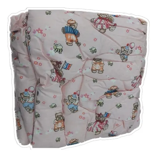 Acolchado Bebe Camita Cotton Flor Diseño De La Tela 7