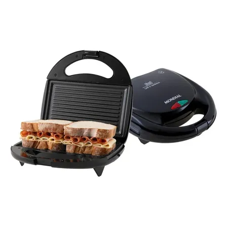 Sanduicheira Mondial Fast Grill S-12 Preta 750w Preto 110v