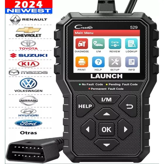 Escaner Automotriz Launch Cr529 Multimarca Gasolina Diesel