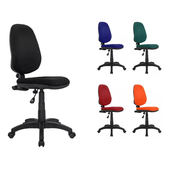 Silla De Oficina Ergonomus Treck Espaldar Graduable Color Negro Deep Material del tapizado Escocia