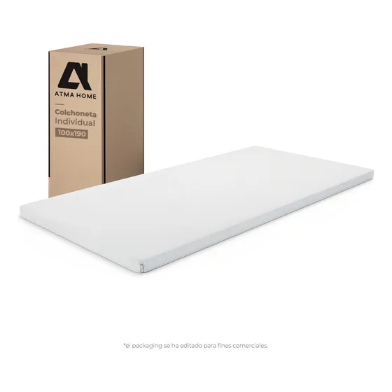 Colchoneta Topper Atma Smooth Top Individual Memory Foam 100x190