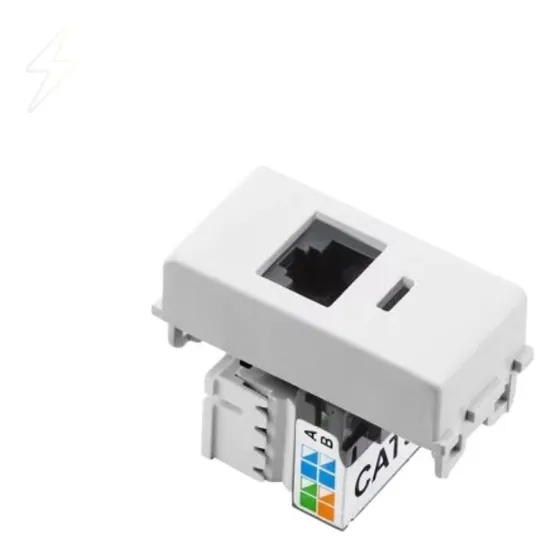 Módulo Tomada Rj 45 (cat 6) Liz Branca