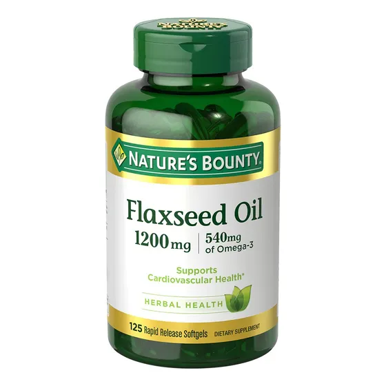 Nature's Bounty Aceite De Linaza 125 Softgels