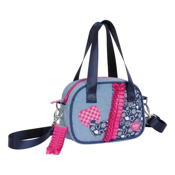 Cartera Bandolero Cute Jean Para Niñas Jóvenes
