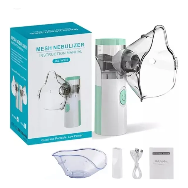 Nebulizador Portátil Adulto Y Pediatrico Incluye Cable Usb 