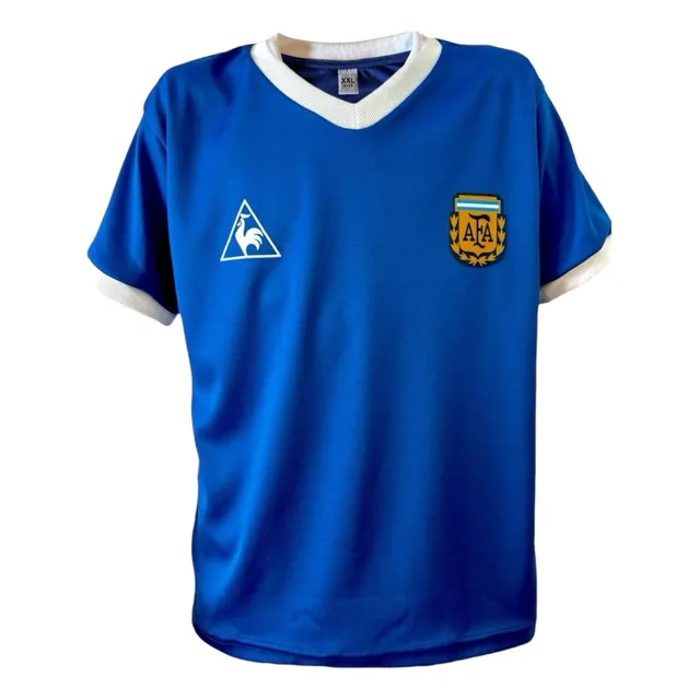 Camiseta Argentina Mundial 1986 Niños Retro Maradona