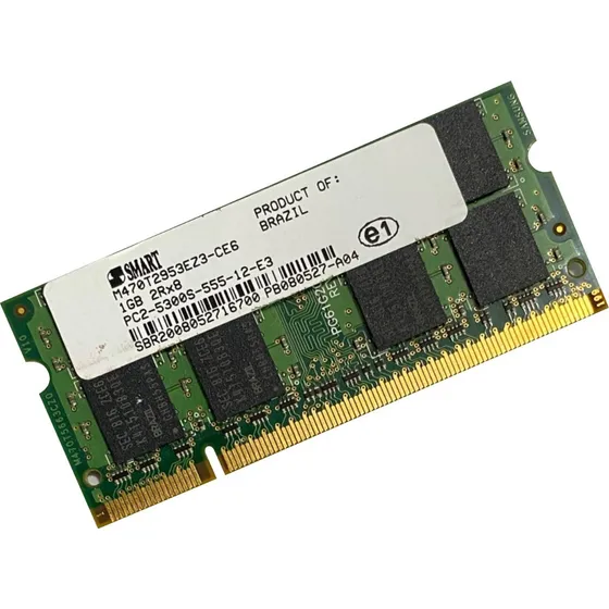 Memoria Notebook Smart 1gb 2rx8 5300s - 555 - 12 - E3