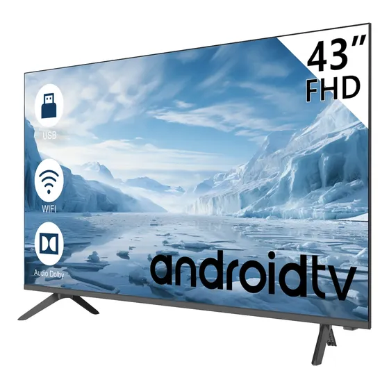Smart Tv Pantalla 43 Pulgadas Full Hd Android Tv Con Wifi