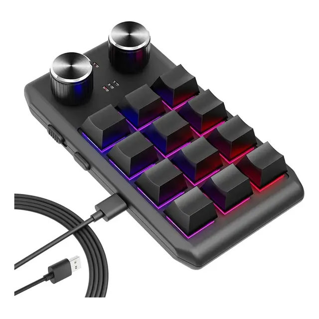 Teclado Macro Programable 12 Teclas Rgb Bluetooth