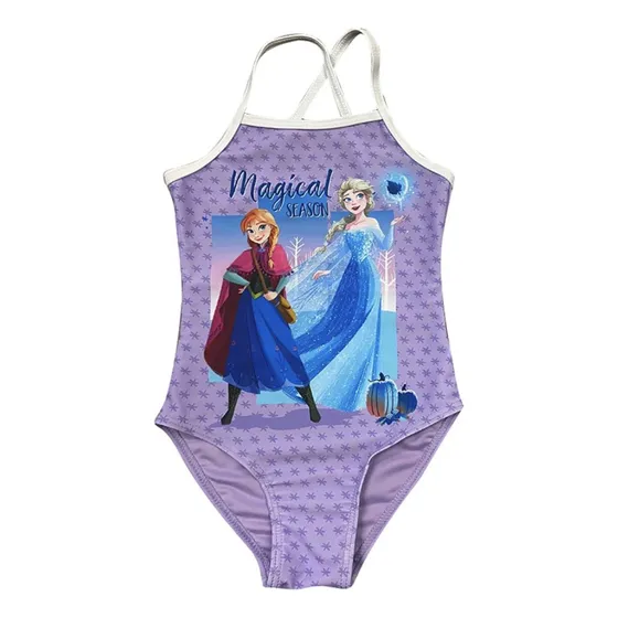 Malla Entera Traje Baño Infantil Talles 2 Al 10 Frozen