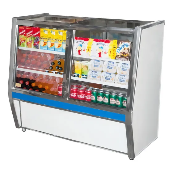 Expositor Refrigerado De 1.25 m Para Bebidas Refrigel Pop Estilo Vidrio Templado 220V