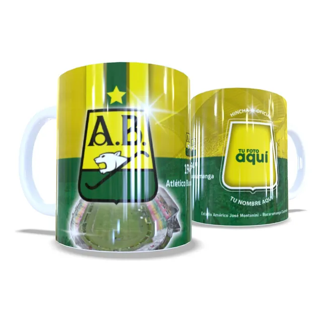 Pocillo Mug Personalizado Fútbol Colombiano Liga Betplay