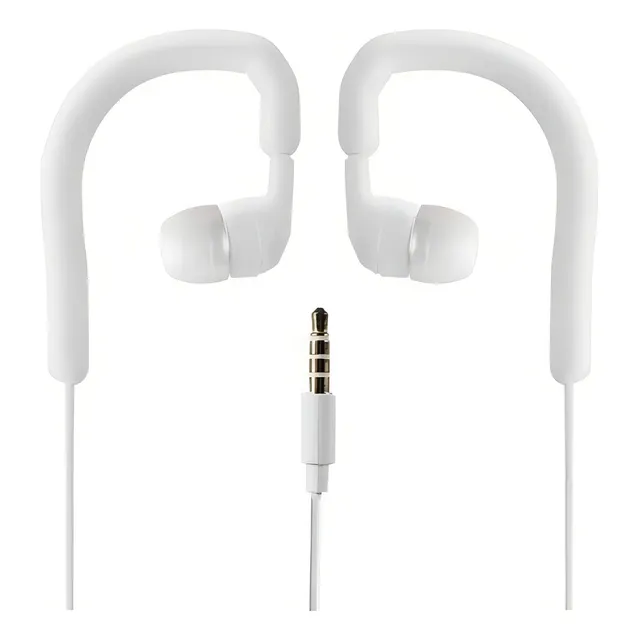Pyle audífonos impermeables con cable IP7 grado marino cómodos para deportes natación running gym PWPE10W color blanco