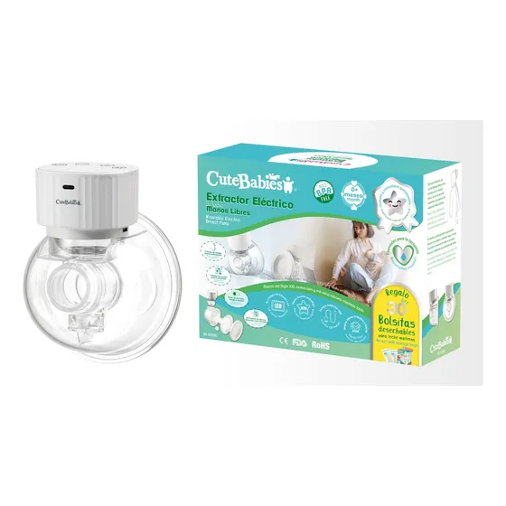 Extractor De Leche Eléctrico Manos Libres - Cutebabies