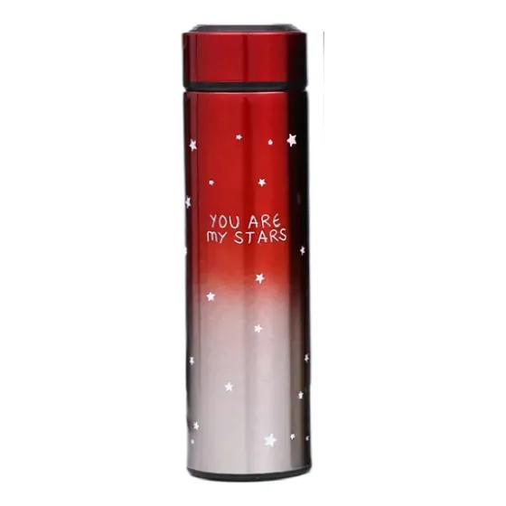 Vaso Termo Café Taza Acero Con Indicador De Temperatura Led