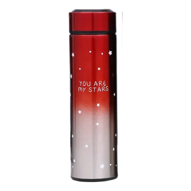 Vaso Termo Café Taza Acero Con Indicador De Temperatura Led