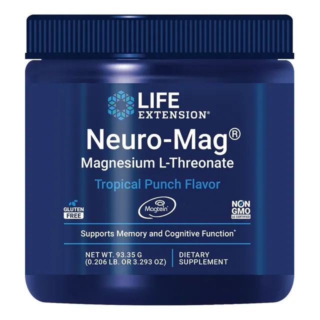 Life Extension Neuro Mag Magnesio L-threonate Polvo 93gr