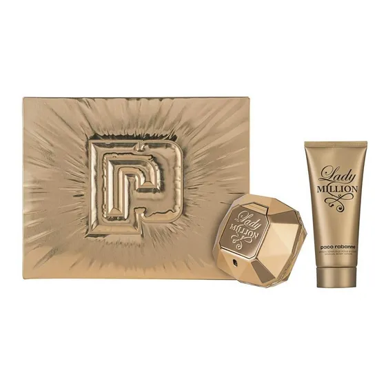 Set Perfume Femenino Paco Rabanne Lady Million Edp 80ml