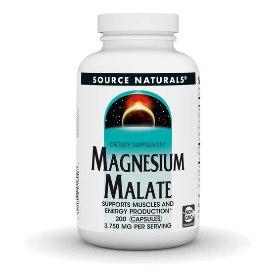 Supplement Source Naturals Malato De Magnesio 200 Cápsulas