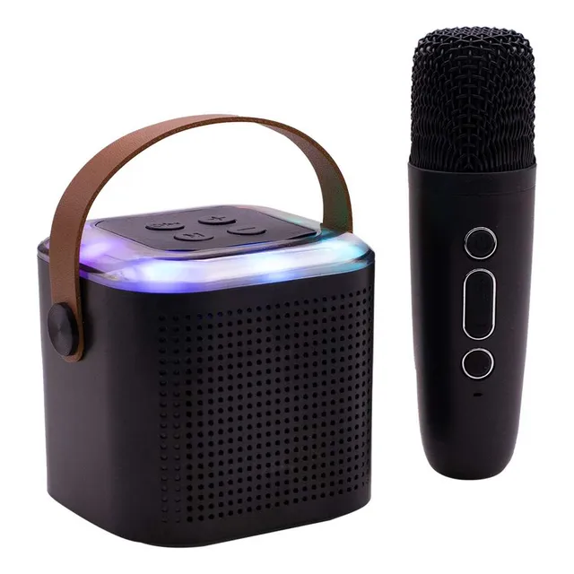 Parlante Portatil Bluetooth Con Microfono Rgb Colores