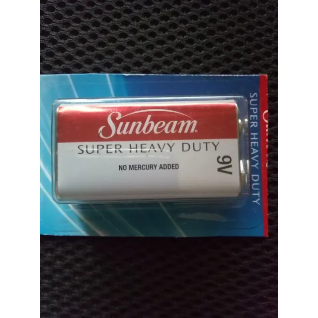 Pila Batería Sunbeam 9v. Nueva.