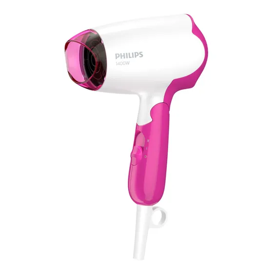 Secador de pelo PhilipsDryCare Essential BHD003/00 blanco y rosa 220V