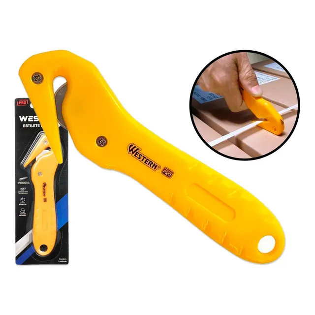 Estilete Profissional Pelicano Bico De Pato Precisão 28mm