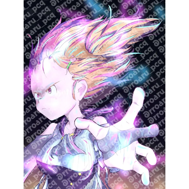 Poster Anime Chica Mágica 40x50 Decoración Estilo Juvenil