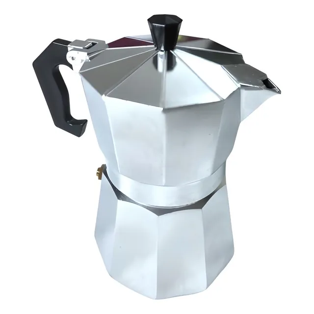 Cafetera Tipo Greca Acero Inoxidable Expreso 6 Tazas Café