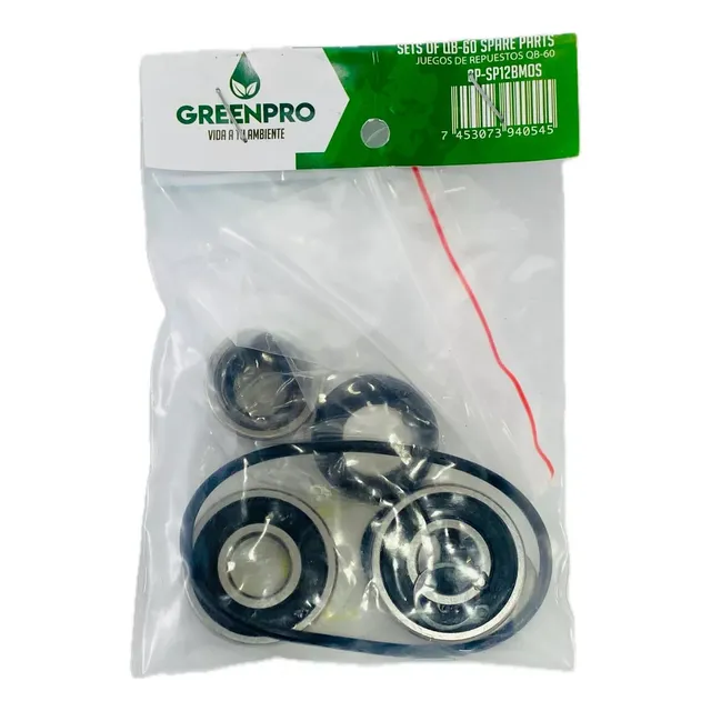 Set De Sello Y Rolinera Bomba 1/2'' Hp Greenpro