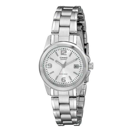 Reloj Casio De Acero Inoxidable Para Mujer, Modelo Ltp1215a-