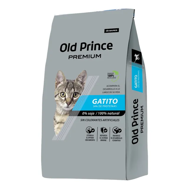 Old Prince Premium Gatitos sabor mix 7.5kg