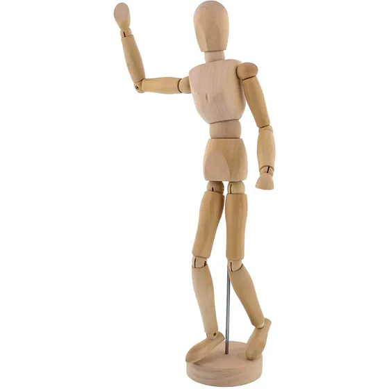 Figura Humana De Madera - Maniquí Muñeco Para Arte Dibujo