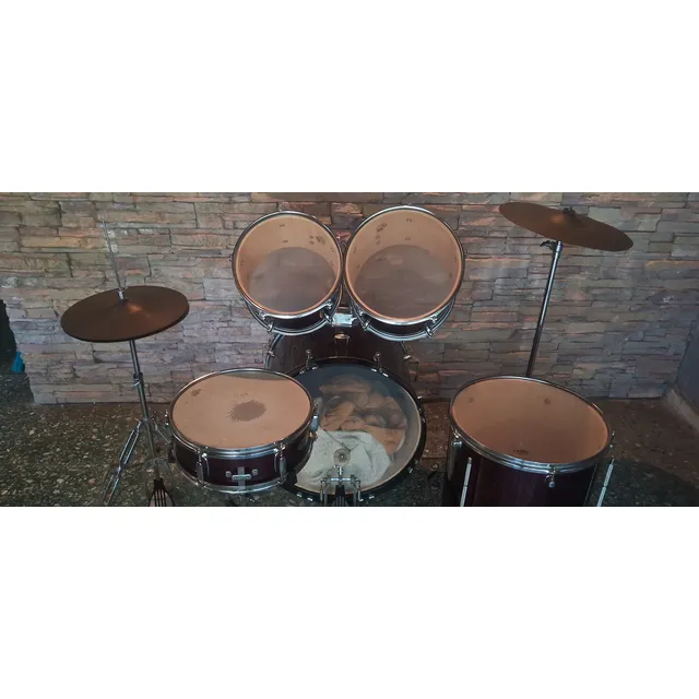 Bateria Mapex Tornado, 5 Cuerpos Con Pies Y Platillos